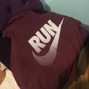 Nike maroon shirt